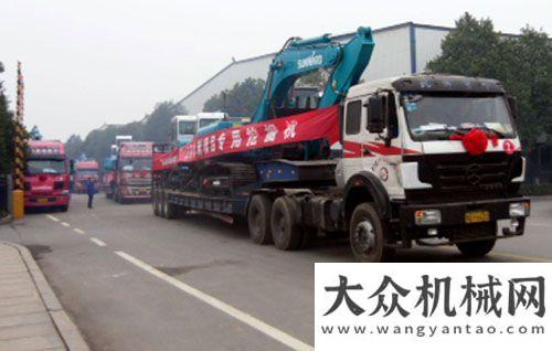 春慰問(wèn)勞模山河智能4000萬(wàn)元挖掘機(jī)發(fā)往江西全國(guó)總