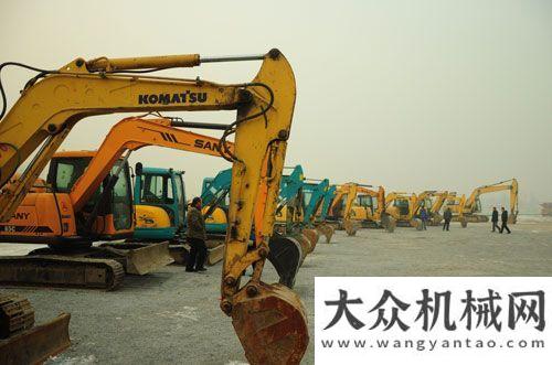 金链奖荣誉易极2013年首场二手工程机械无底价拍卖会成功举办林德叉