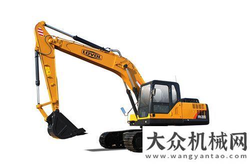 亮相法蘭西雷沃FR220D挖掘機(jī)榮獲“工程機(jī)械年度產(chǎn)品TOP50（2015）”稱號(hào)中聯(lián)重