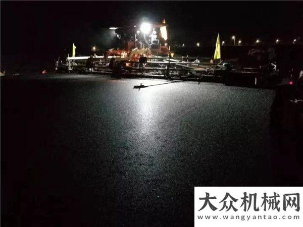 機中的翹楚中大機械順利完成重慶汽車檢測車道回頭彎攤鋪山東臨