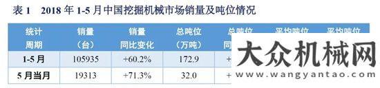 讀投資數(shù)據(jù)2018年1-5月挖掘機(jī)械市場銷量分析以工程