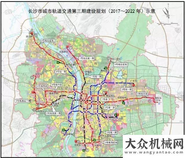 爐擬設(shè)站座長沙軌道交通第三期規(guī)劃（2017-2022）獲批株洲軌