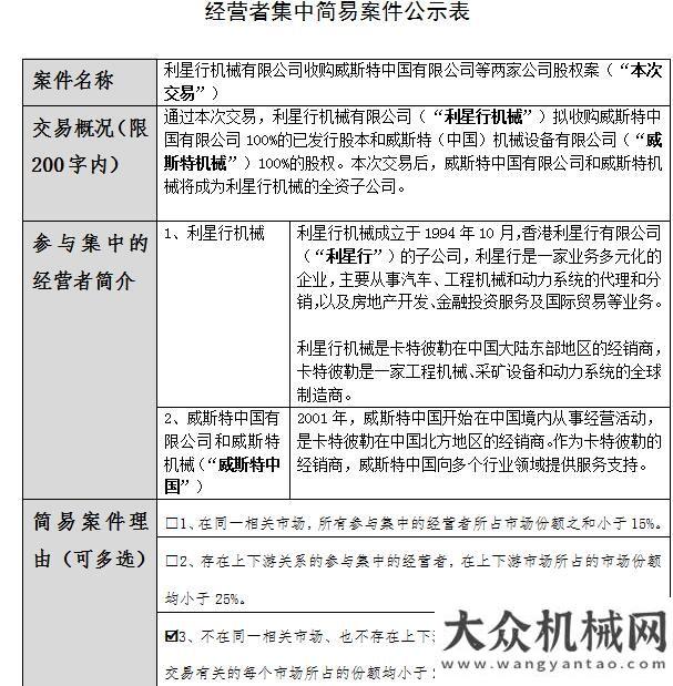 械質(zhì)檢中心有圖有真相！“利星行收購威斯特（）”消息披露！江蘇徐