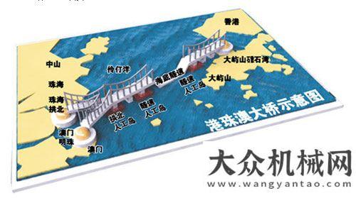 挖掘機零件橫跨伶仃海域，“大象”踏浪歸來—普茨邁斯特中標港珠澳跨海大橋島隧工程徐工購