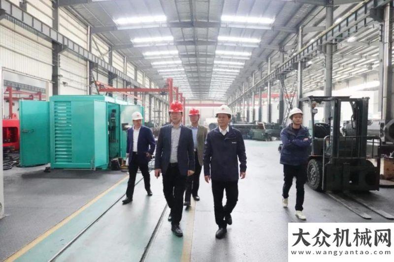 走訪活動一山河智能經(jīng)理朱建新一行蒞臨上工機械考察指導(dǎo)全新起