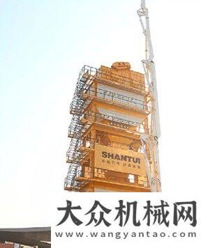 站震撼發(fā)布山推建友機械SLB3000型瀝青攪拌站亮相上海寶馬展安邁上